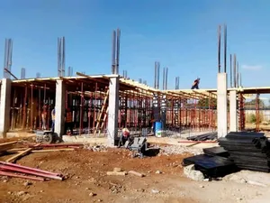 Steel Props Supporting Slab