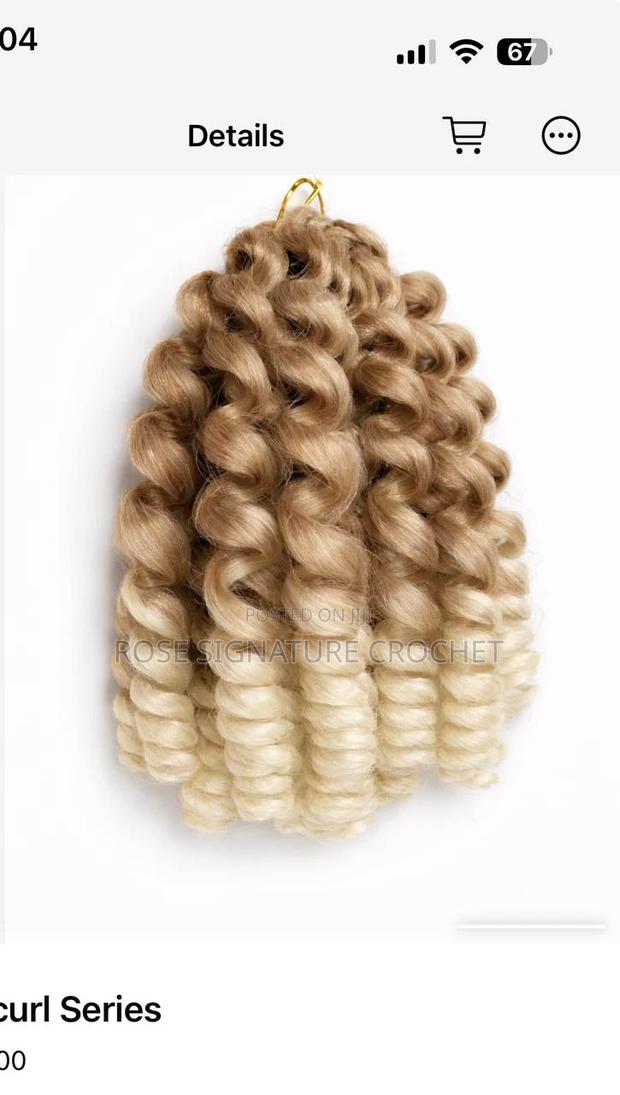 Wand Curl Crochet Hair - thumbnail 3
