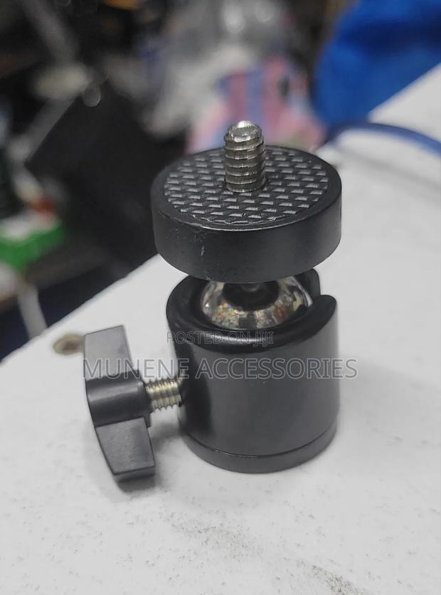 1/4" Screw Tripod Ball Head Bracket Holder 360 Degree Aluminium Alloy