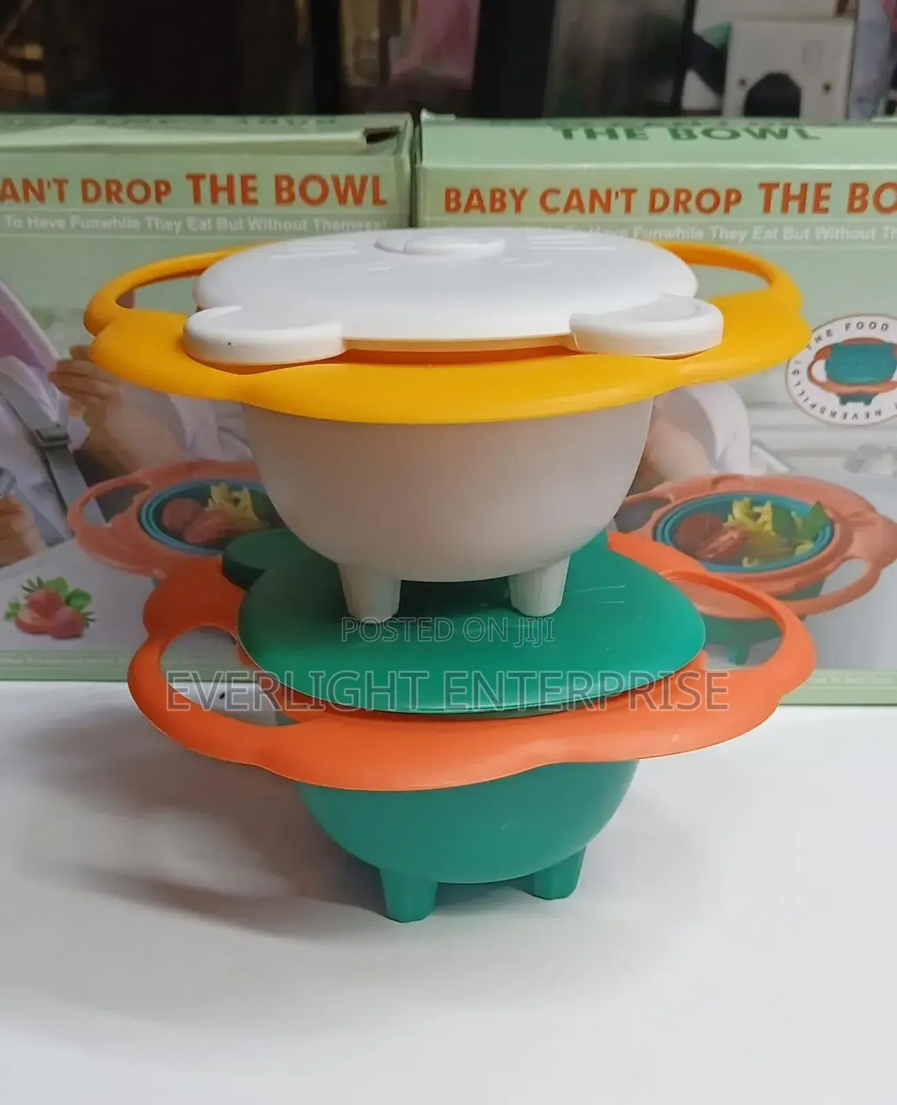 360 Degrees Free Rotational Baby Bowl