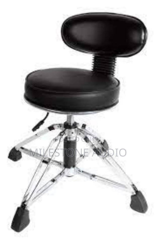 Drum Stool With Back Rest in Kenya - main view