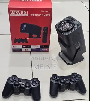 Game Projector 2 in 1 , Portable Projector With Controller Gamepad