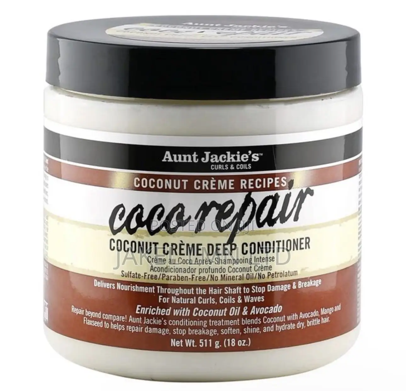 Aunt Jackie’S Coconut Crème Repair Deep Conditioner