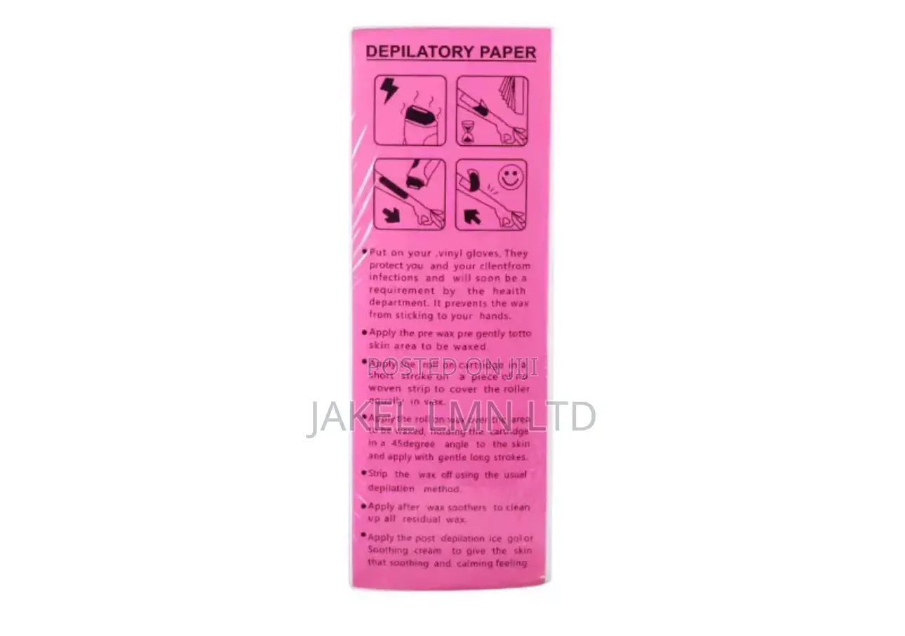 Waxing Kit for Women(100ml Roll on Wax and 100sheets Depilatory Paper)
