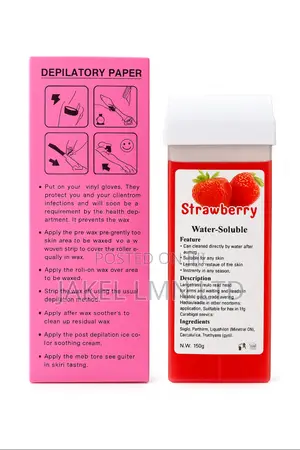 Waxing Kit for Women(100ml Roll on Wax and 100sheets Depilatory Paper)