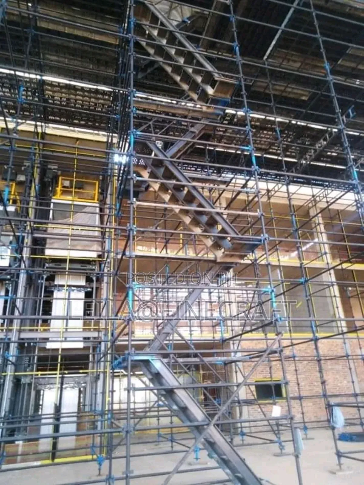 Scaffolding Cuplock With Staircase Ladders