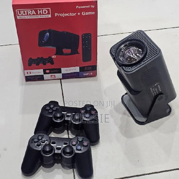 Game Projector 2 in 1 , Portable Projector With Controller Gamepad - thumbnail 2