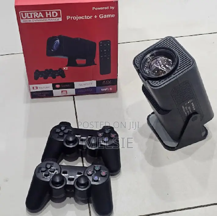 Game Projector 2 in 1 , Portable Projector With Controller Gamepad