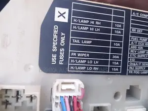 Nissan Tiida Note, Fuse Box