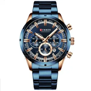 Blue Curren 8355 Chronograph Stainless Watch