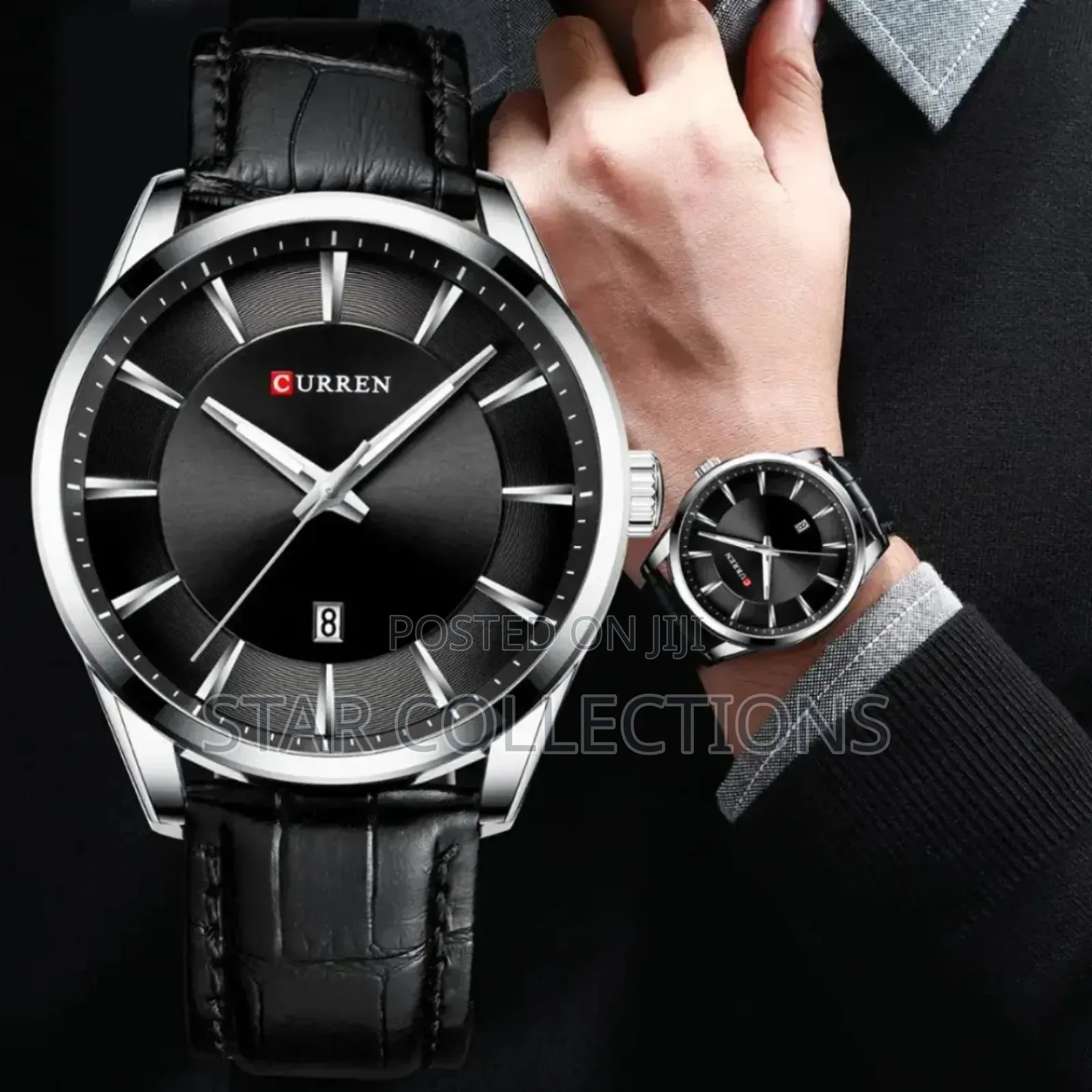 Black Curren 8365 Watch