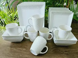 24pcs Square Diner Set