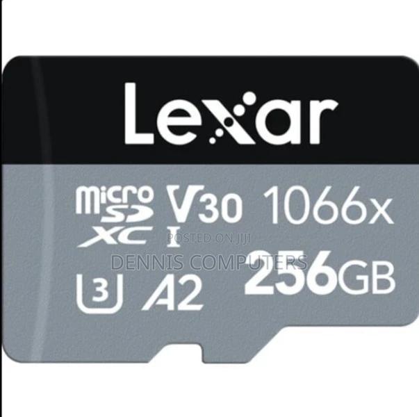 Lexar 256gb 1066x Microsdxc With Adapter Uhs-I V30 160mb/S Silver