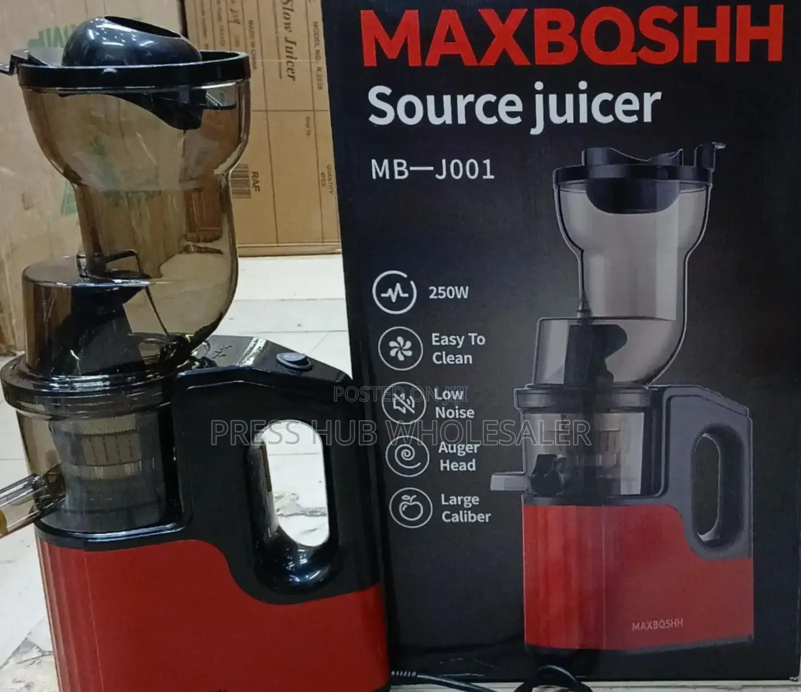 Maxbqshh (Max Bosch) Source Juicer, Model Mb-J001.
