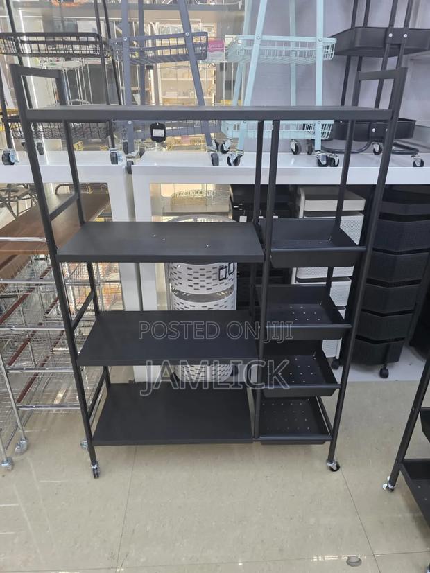 Multifunctional Strong Metallic Kitchen Rack - Av