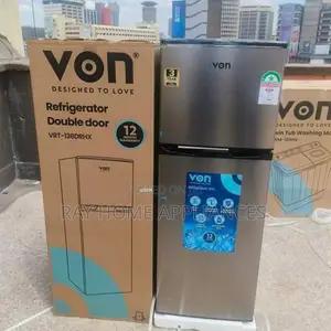 Von 138litres Double Door Refrigerator