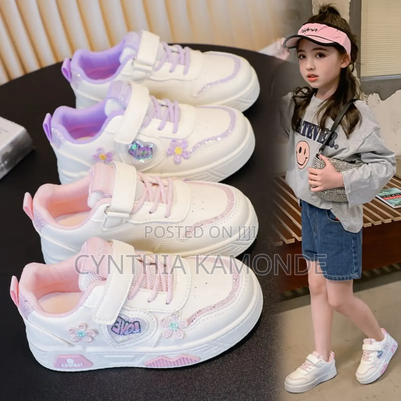 Velcro Pink, Purple Kids Wear