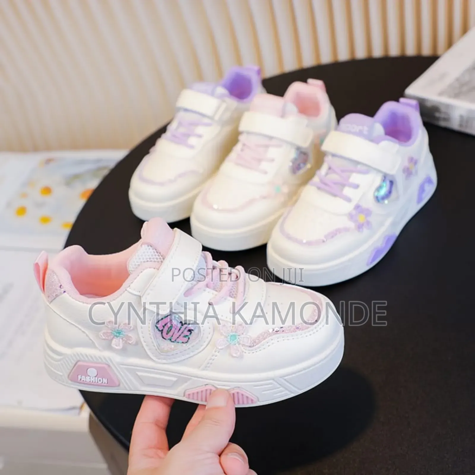 Velcro Pink, Purple Kids Wear