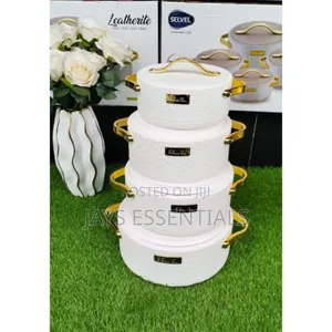4pc Leatherite Hot Pots Serving Dishes