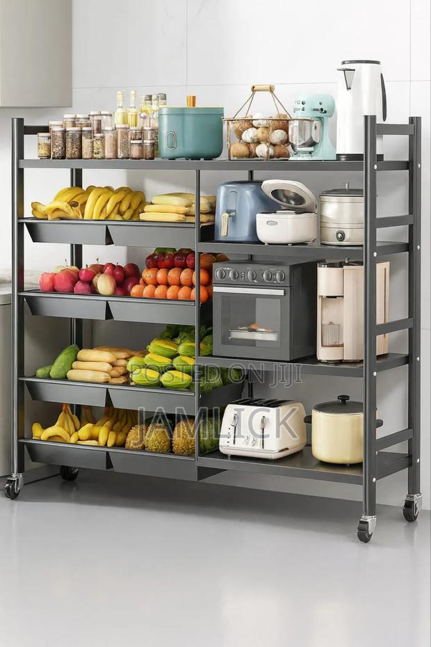 Multifunctional Strong Metallic Kitchen Rack
- Av - main view