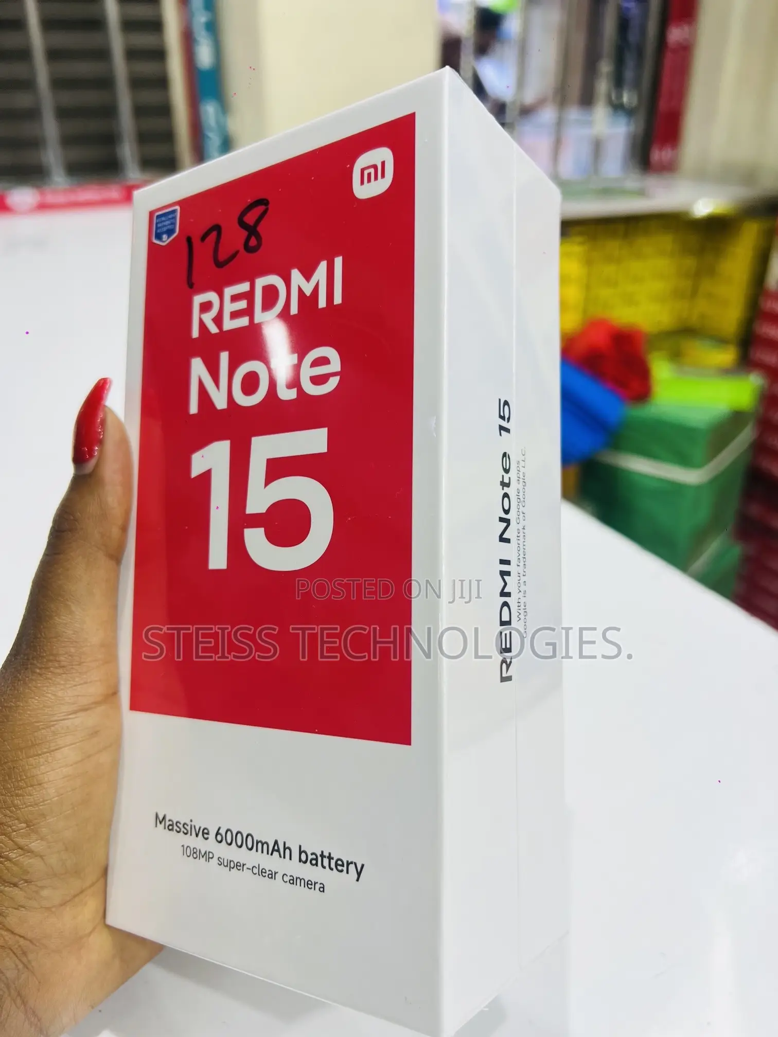 New Xiaomi Redmi Note 15 128 GB Red