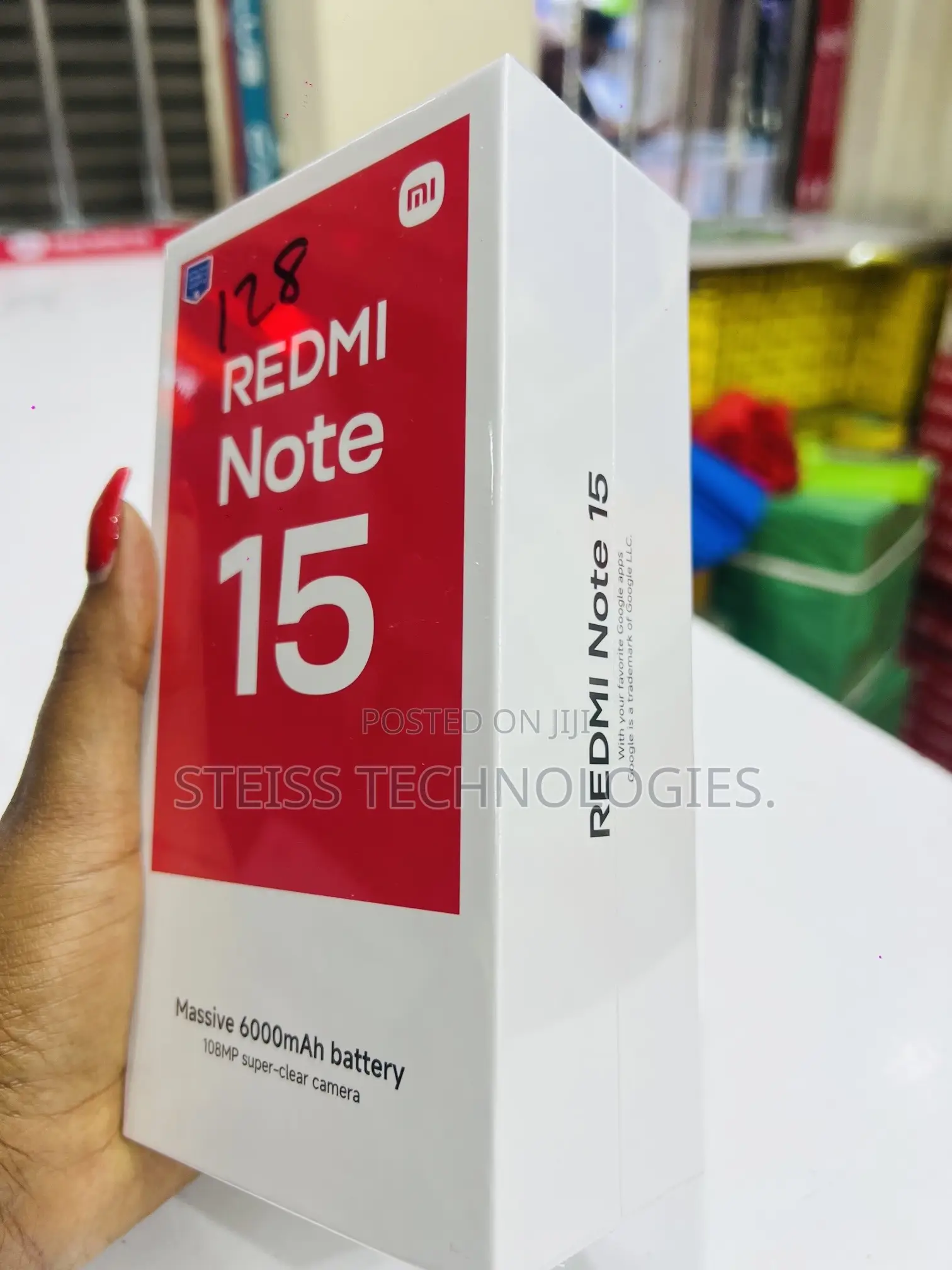 New Xiaomi Redmi Note 15 128 GB Red