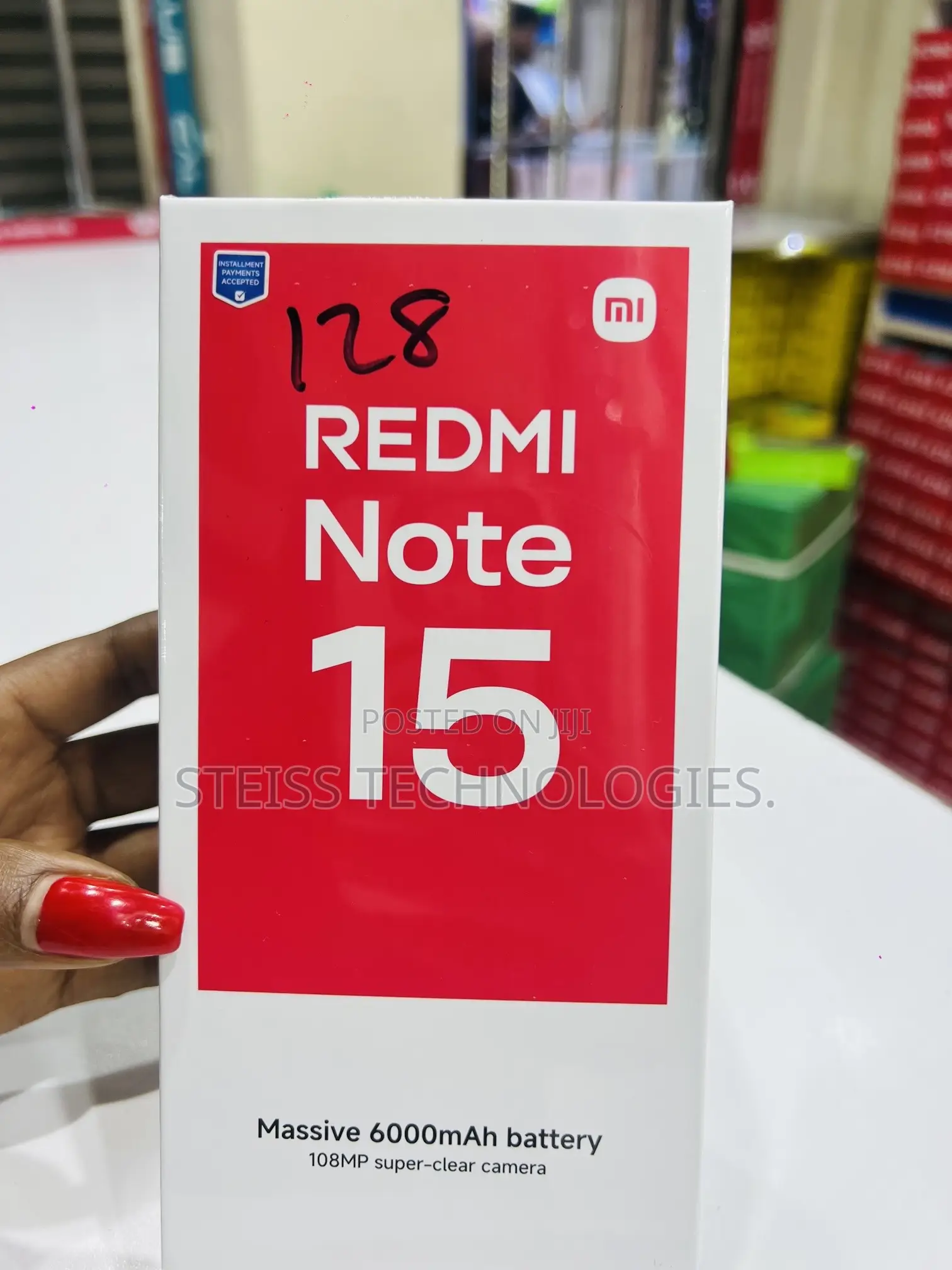 New Xiaomi Redmi Note 15 128 GB Red