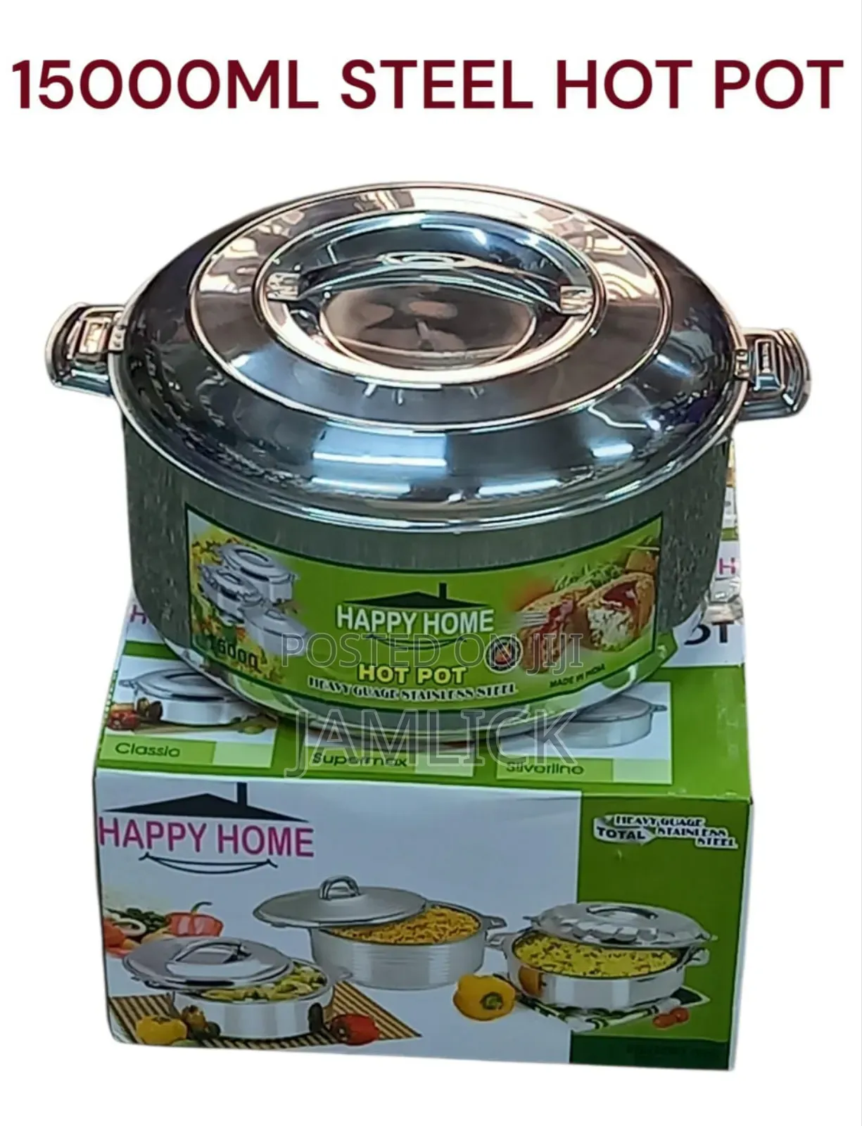 15,000ml Stainless Steel Hot Pot –Jf