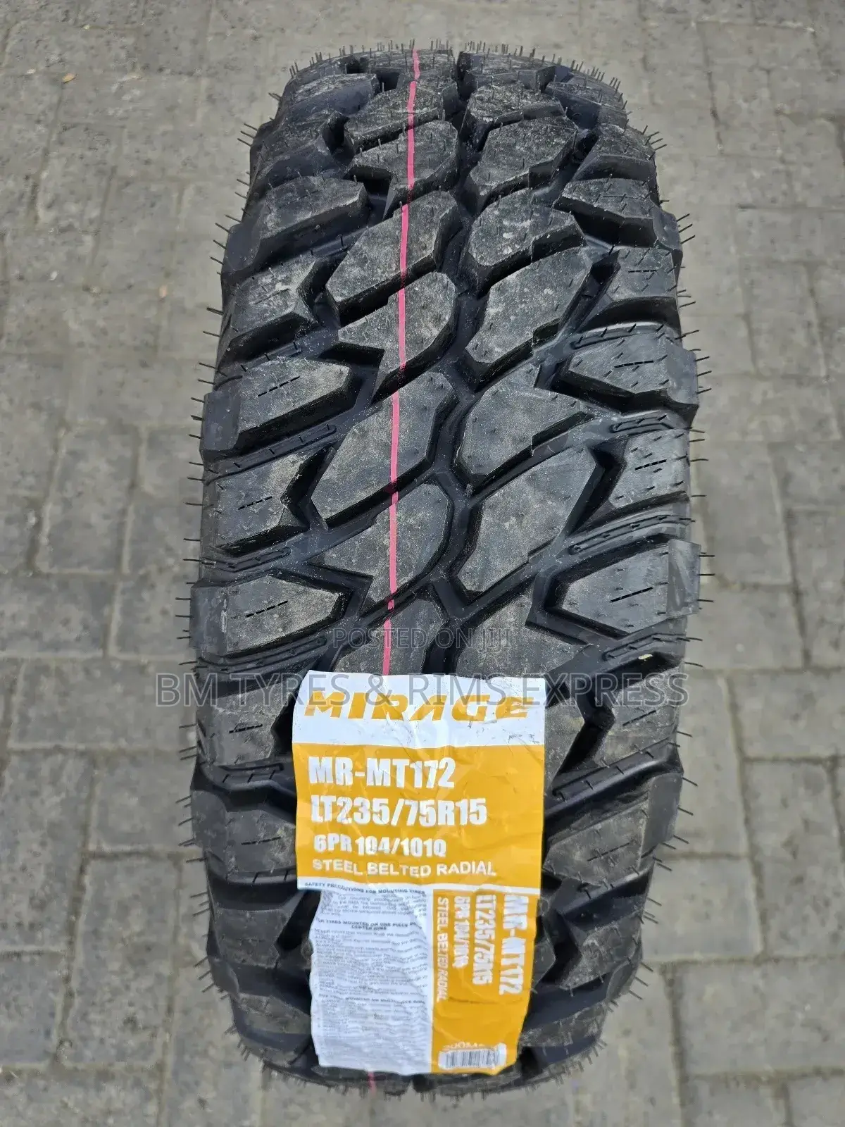 235 /75 R15 Mirage Tyres (Mud Terrein)