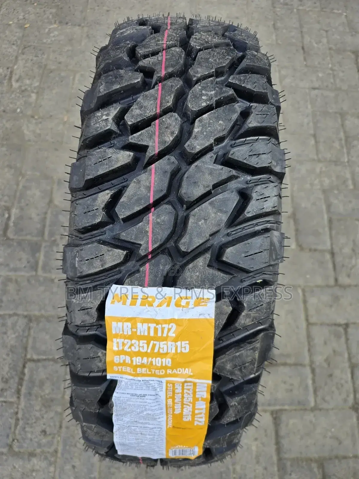235 /75 R15 Mirage Tyres (Mud Terrein)