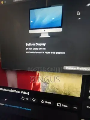 Desktop Computer Apple iMac 8GB Intel Core I5 SSD 1T