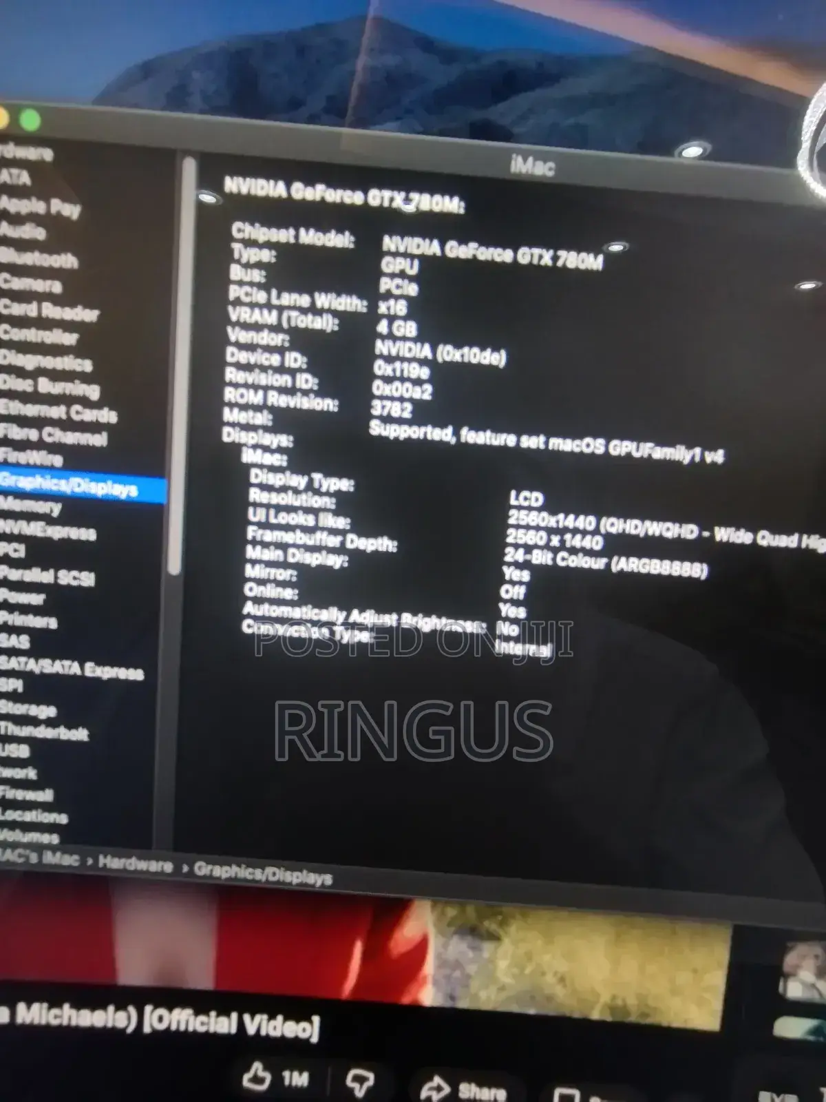 Desktop Computer Apple iMac 8GB Intel Core I5 SSD 1T