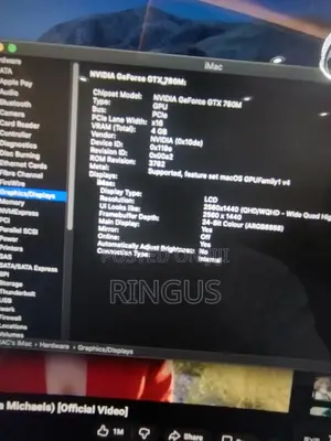 Desktop Computer Apple iMac 8GB Intel Core I5 SSD 1T