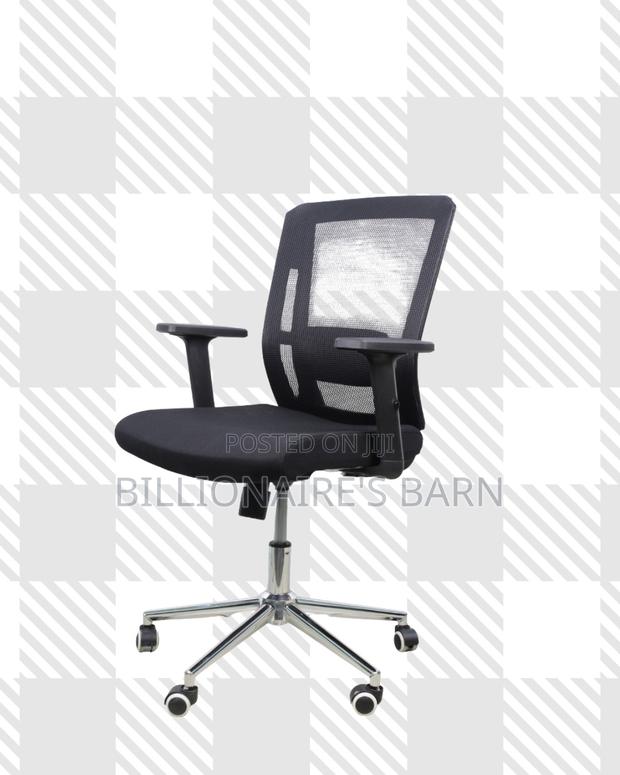Barn Origin Mid-Back Chair Chrome Base — Executive Finish, Stability - thumbnail 2