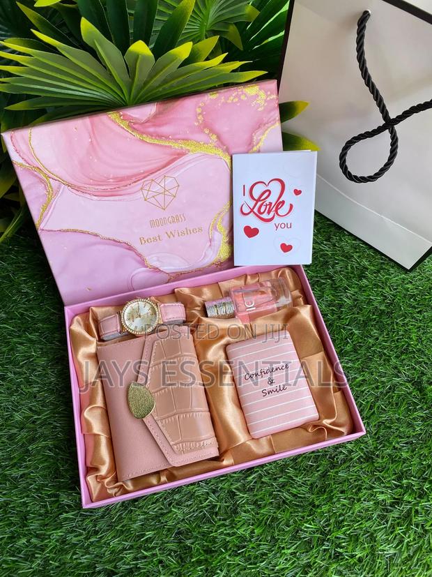 4pc Perfume Watch Valentines Gift Set - thumbnail 2