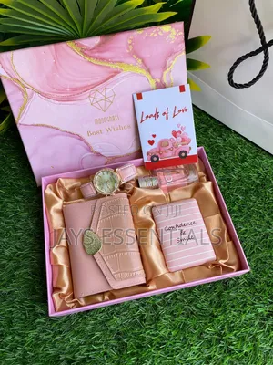 4pc Perfume Watch Valentines Gift Set