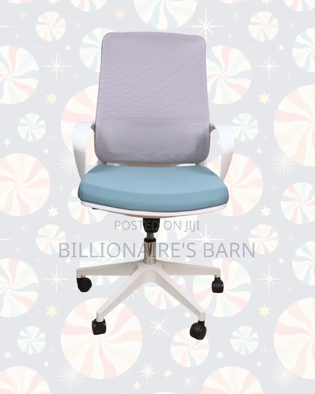 Ergonomic Work Chair for Home and Office —Stable-Lower-Back Support