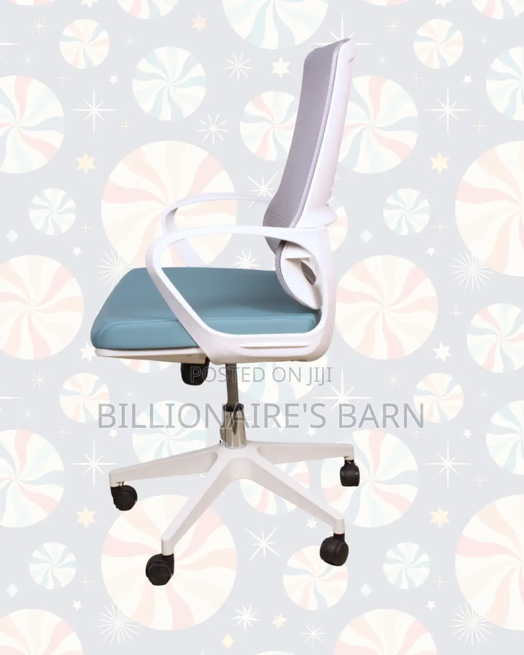 Ergonomic Work Chair for Home and Office —Stable-Lower-Back Support
