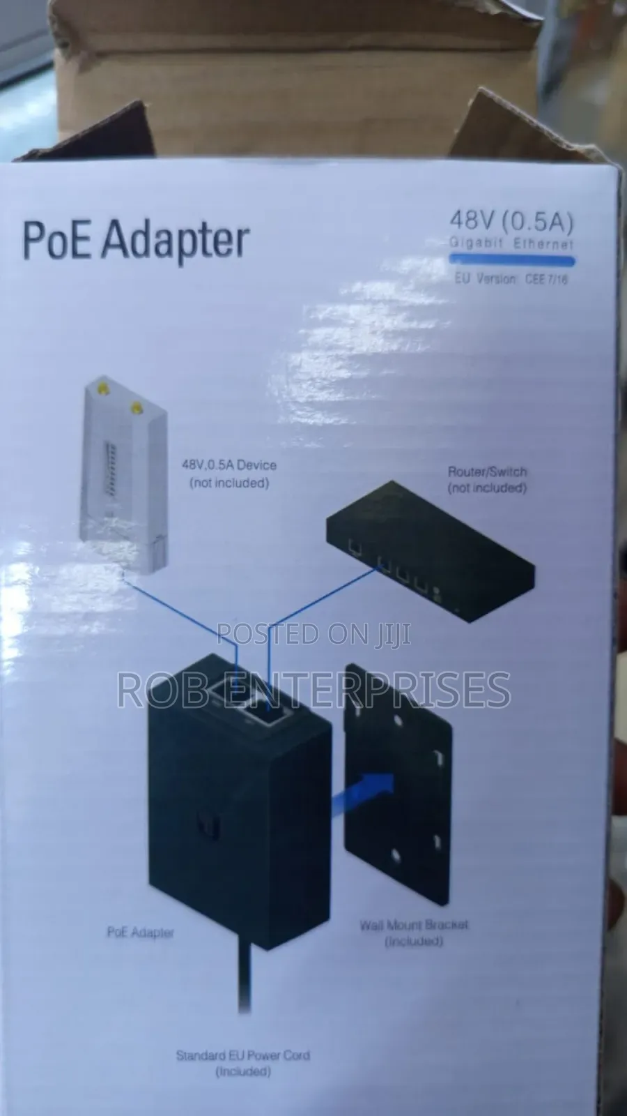 48 Volts Ubiquiti Poe ,Lan Adapter