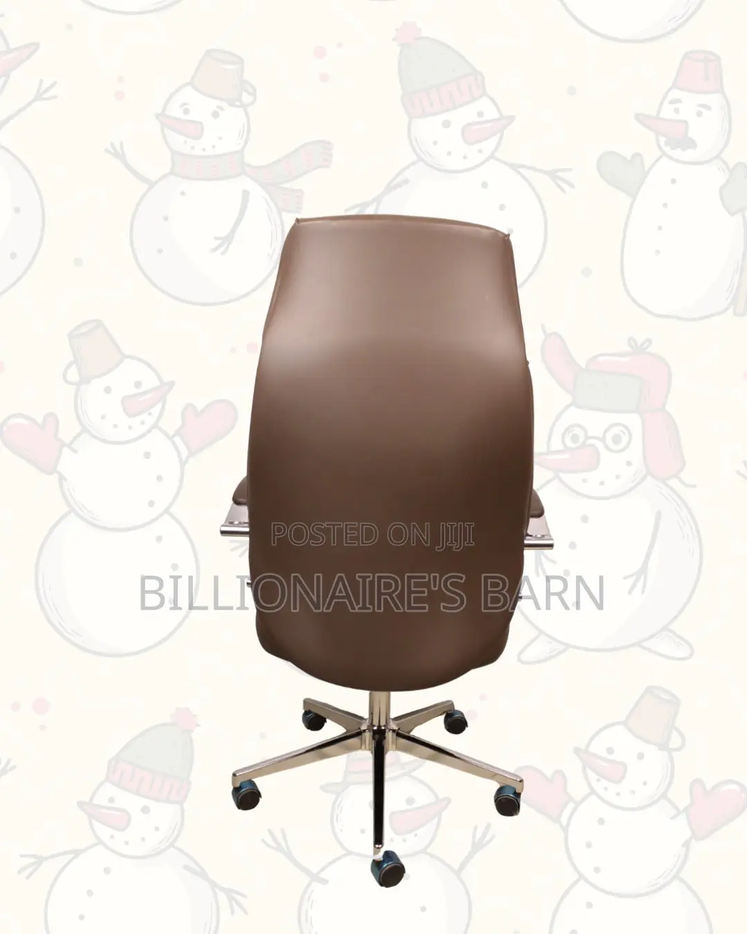 Executive Leather Chair — Support That Lasts, Chrome Base Stability