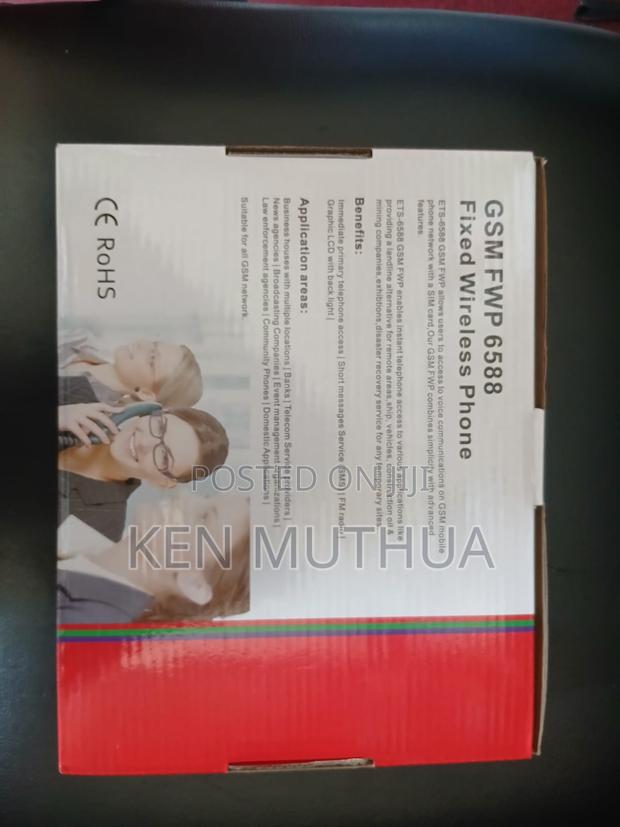 GSM Fixed Wireless Phone 6588 With Sim Card Slot - thumbnail 2