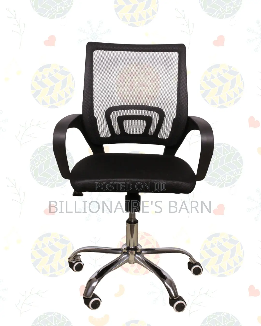 Ergonomic Mesh Office Chair•Professional Look, Lumbar Support Built-In