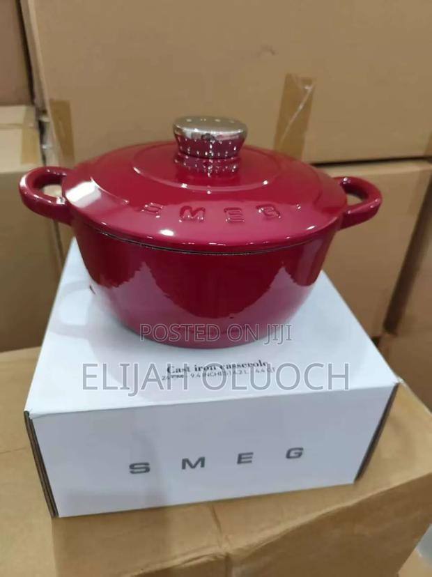 Smeg Casserole Cast IronSize: 24cm (4.2l) - thumbnail 4