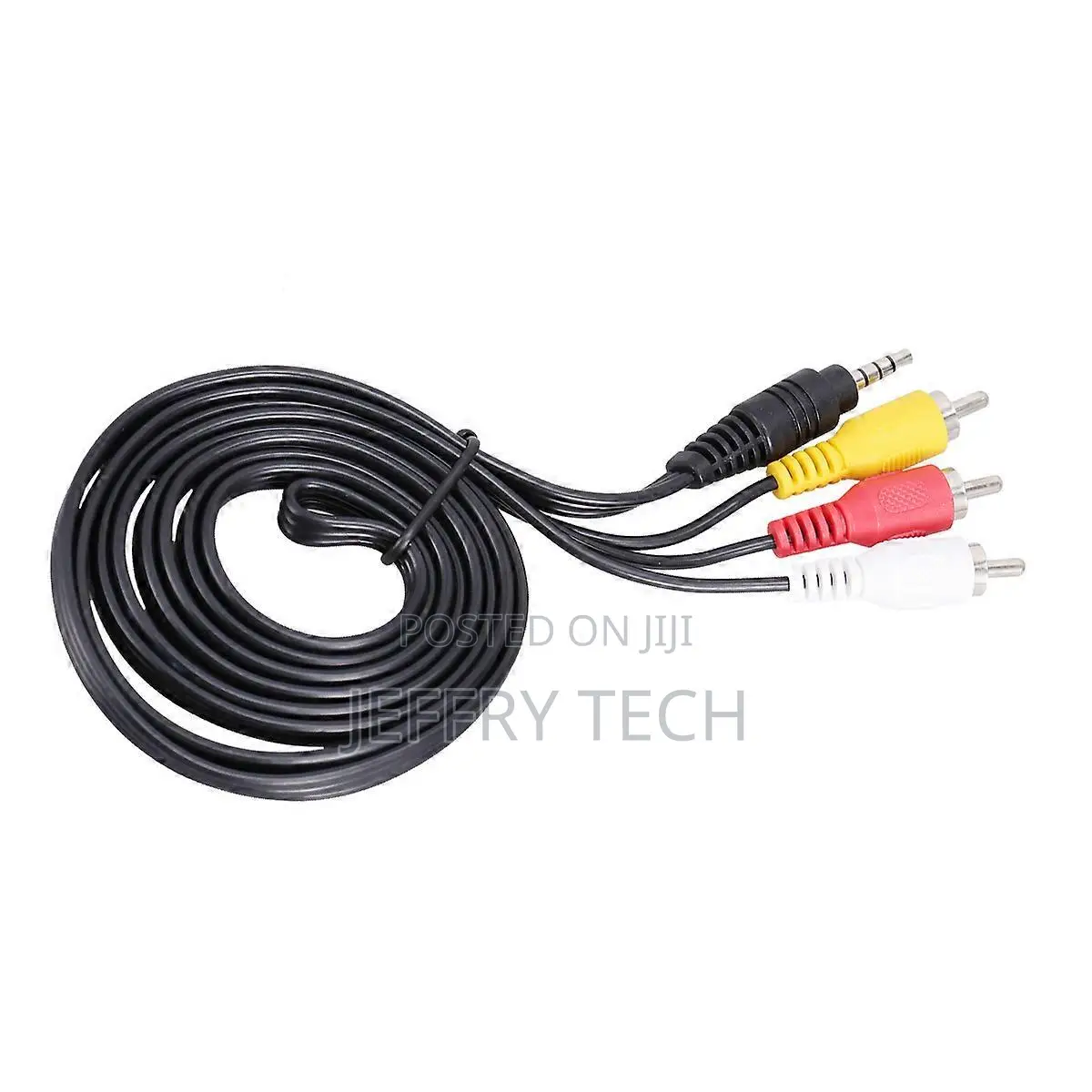 Line Video Cable for Camcorder Plug to 3 Video Audio Cable