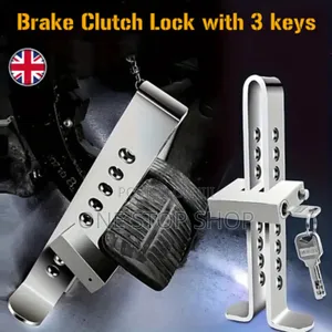 Brake Clutch Lock With 3 Keys Solid Stainless Steel