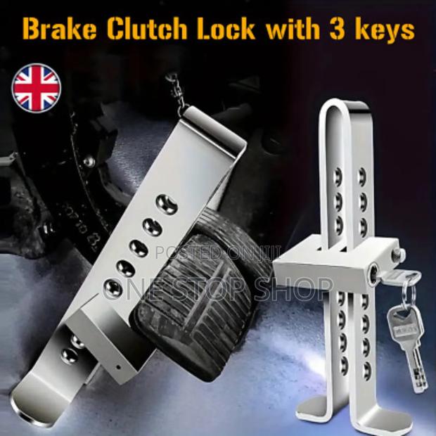Brake Clutch Lock With 3 Keys Solid Stainless Steel