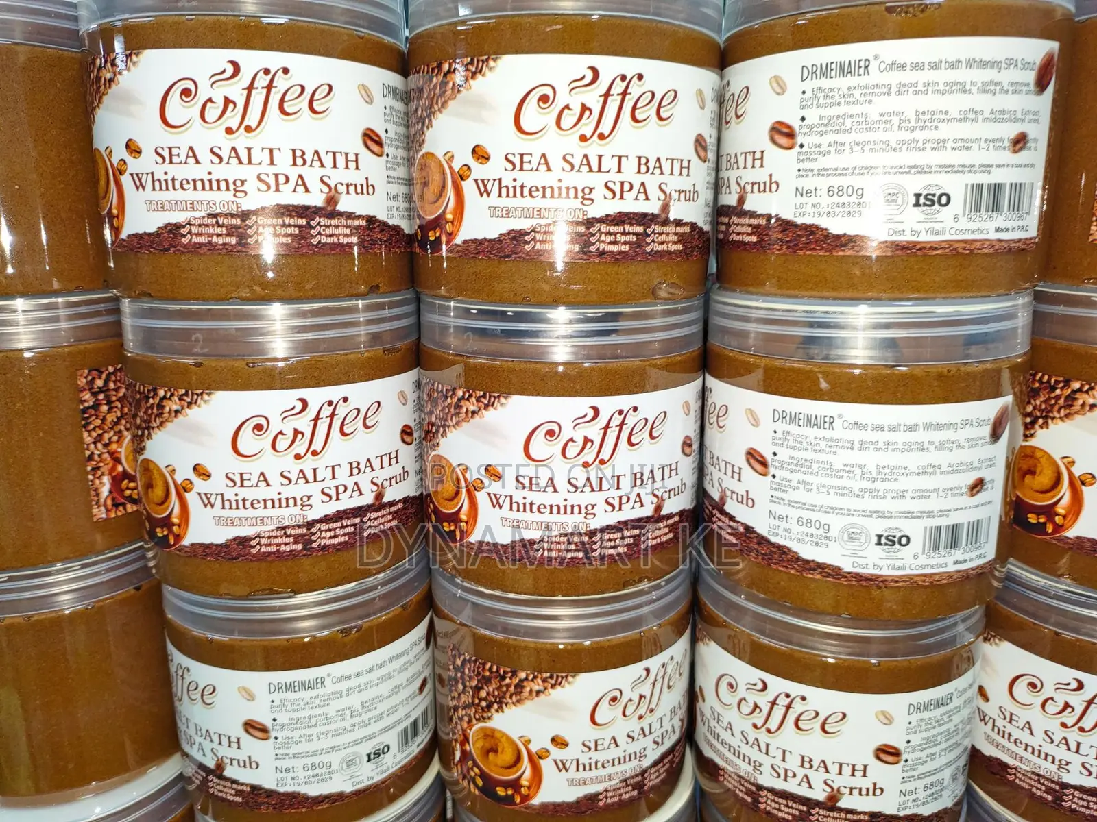 Dr Meinaier - 350g/680g - Coffee Sea Salt Bath Whitening Spa Scrub