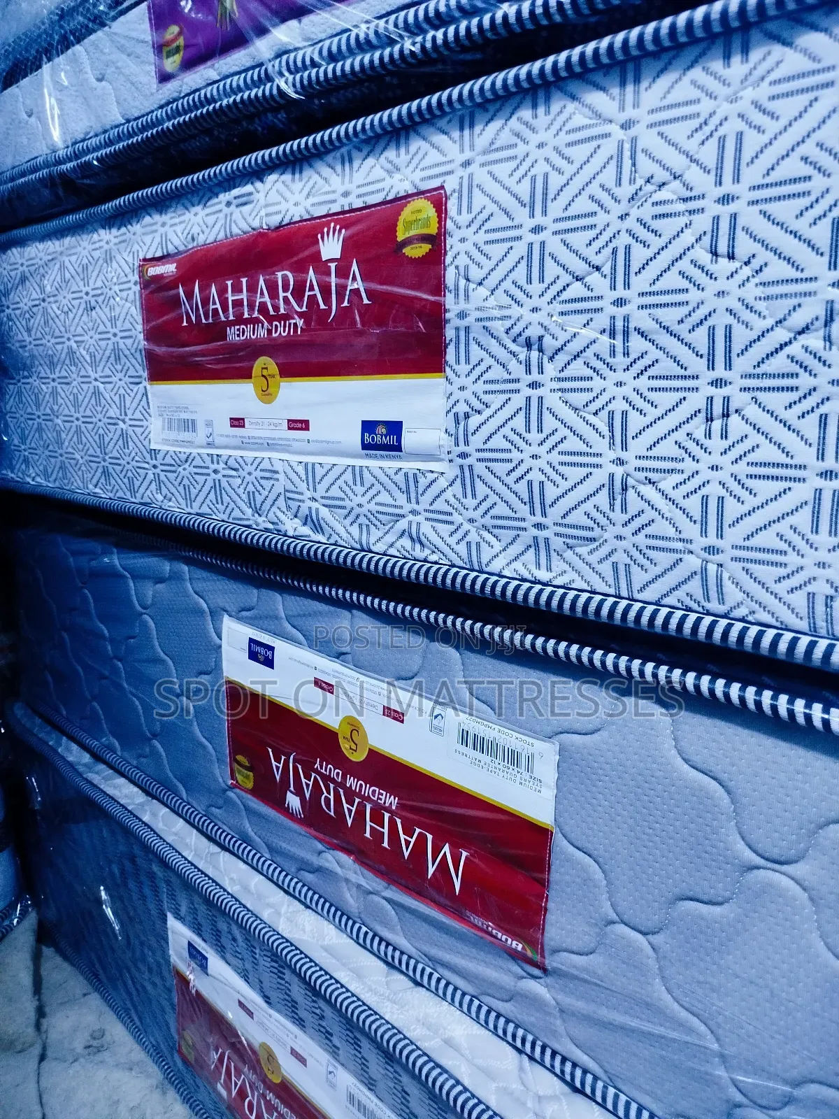 Bobmil Mattresses 5x6 12inches Thick + Free Pillows + Free Delivery!