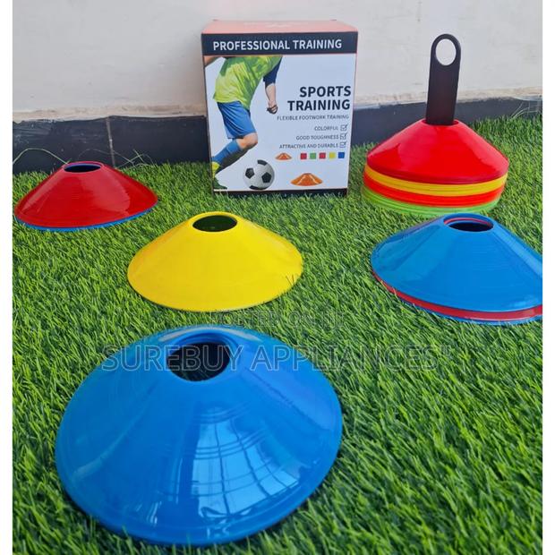 50pcs Football Training Cones – Agility Drill Markers - main view