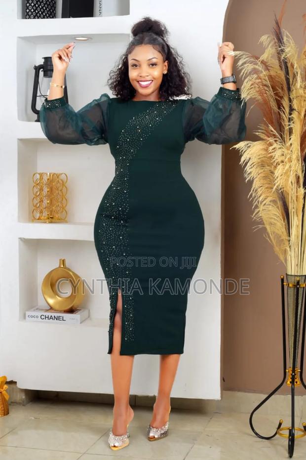 One Side Glitter Dress - main view